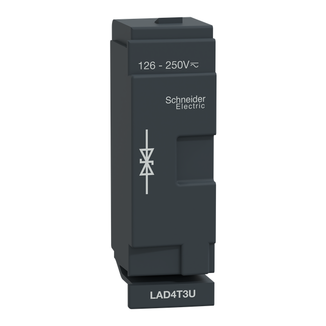 Moduł tłumiący, TeSys D, dioda tłumiąca dwukierunkowa- 440 V AC/DC LAD4T3U SCHNEIDER