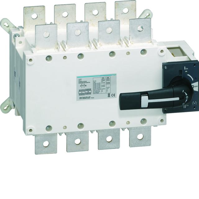 Przełącznik zasilania I-0-II 4P 630A HI458 HAGER