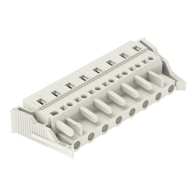 Gniazdo MCS‑MIDI Classic 8‑biegunowe jasnoszare raster 7,5mm 721‑208/037‑000 /25szt./ WAGO