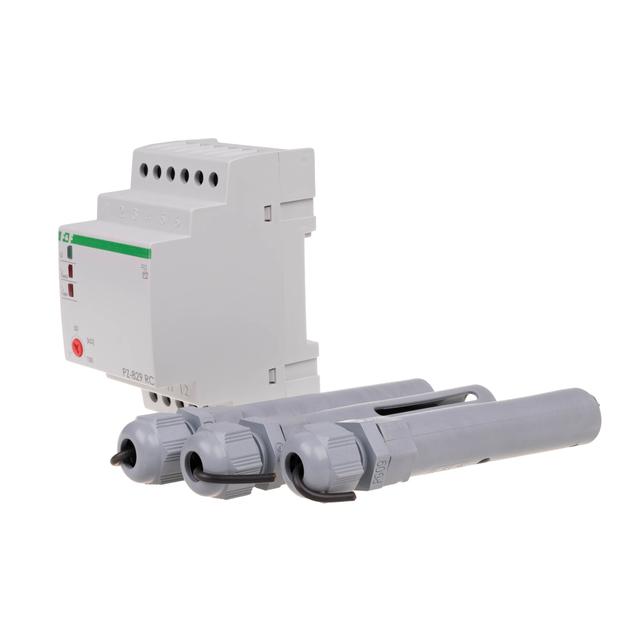 Przekaźnik kontroli poziomu cieczy dwu stanowy z regulacją czułości sond PZ-829 RC montaz na szynie DIN,styk: 2x1Z/R 230V PZ-829RC F&F
