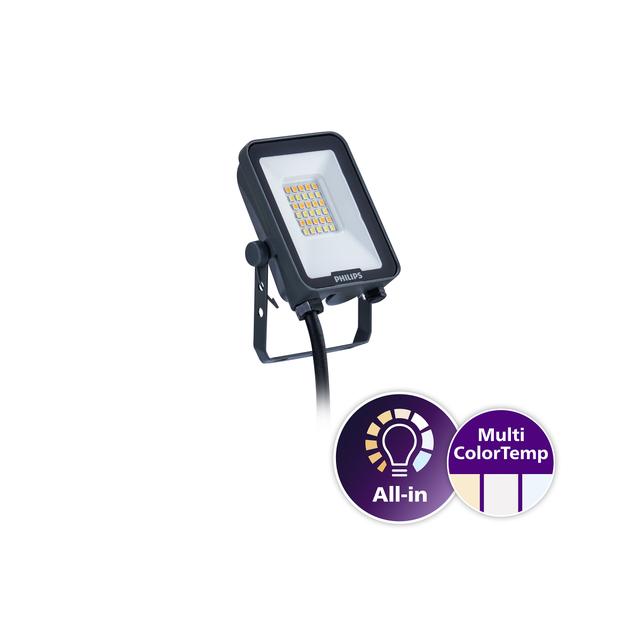 Naświetlacz LED Ledinaire BVP167 20W 2200/2400lm IP65 3000/4000/6500 K zmienna barwa światła 5 lat g
