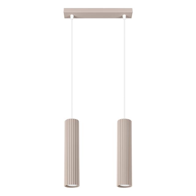 SOLLUX Lampa wisząca KARBON 2 taupe ; SL.1773
