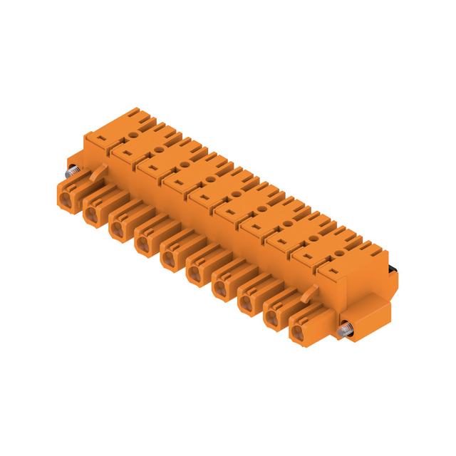BLF 7.62HP/10/180F SN OR BX Wtyk PCB (złącze wiązki), 7.62 mm, Liczba biegunów: 10, PUSH IN /18szt./ 1230310000 WEIDMÜLLER