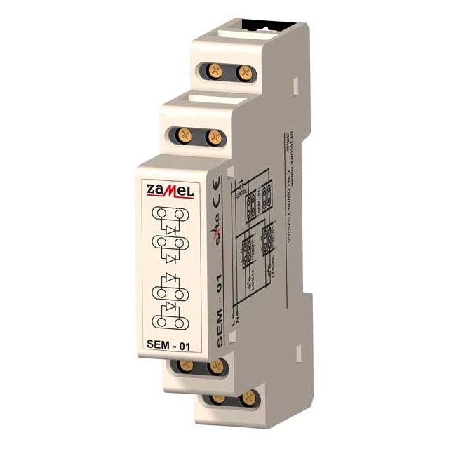 SEPARATOR WEJŚĆ 4-WEJŚCIOWY 230V AC TYP: SEM-01