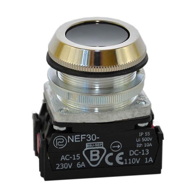 Przycisk NEF30-K2Y/W3 czarny W0-NEF30-K 2Y/W3 S PROMET