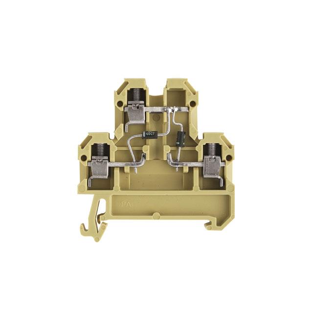 DK 4/35 2D GET.SCH. A1 Złączki szynowe z elementami elektronicznymi, nr katalogowy 0396760000