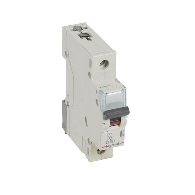 Wyłącznik Nadprądowy S 301 1P D3A 6kA TX3 403715 LEGRAND