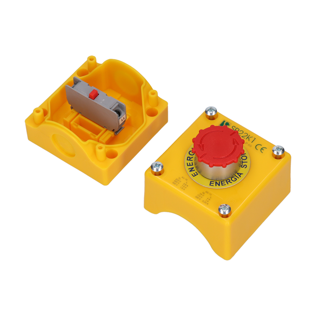 KASETA KOMPLETNA 1-OTWOROWA Z PRZYCISKIEM B I 2 PRZEPUSTAMI M20