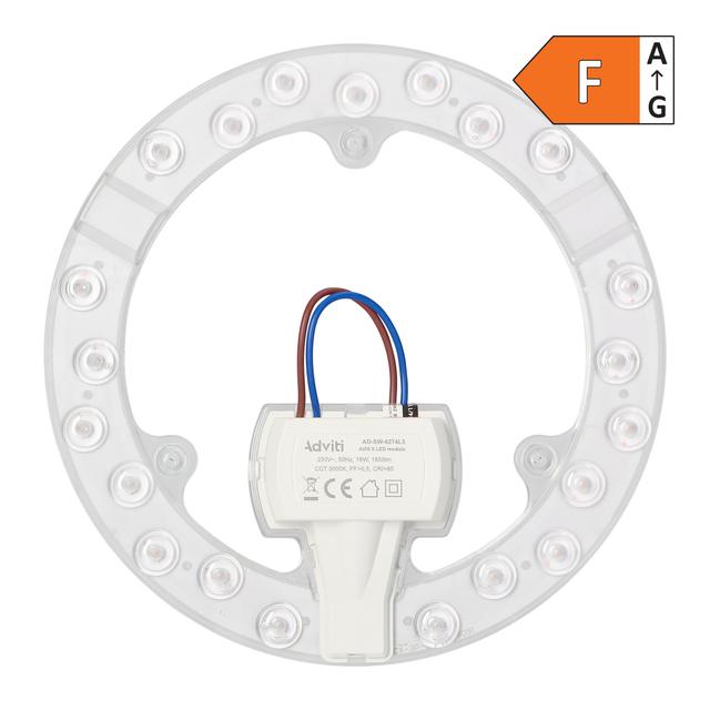 AVIS II LED 18W panel świetlny 1650lm 3000K 3 neodymowe magnesy O 176 AD-SW-6274L3 ORNO