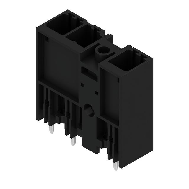 SV 7.62HP/03/180MSF3 3.5SN BK BX Wtyki PCB (złącza płyty), 7.62 mm, Liczba biegunów: 3, kąt odejścia: 180° /60szt./ 1048440000 WEIDMÜLLER