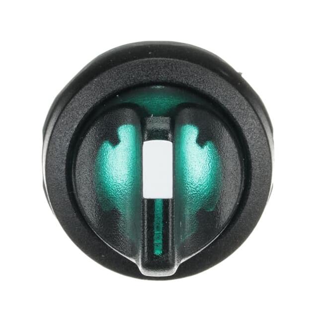 Przełącznik obrotowy 2poz. zielony M2SS3-11G