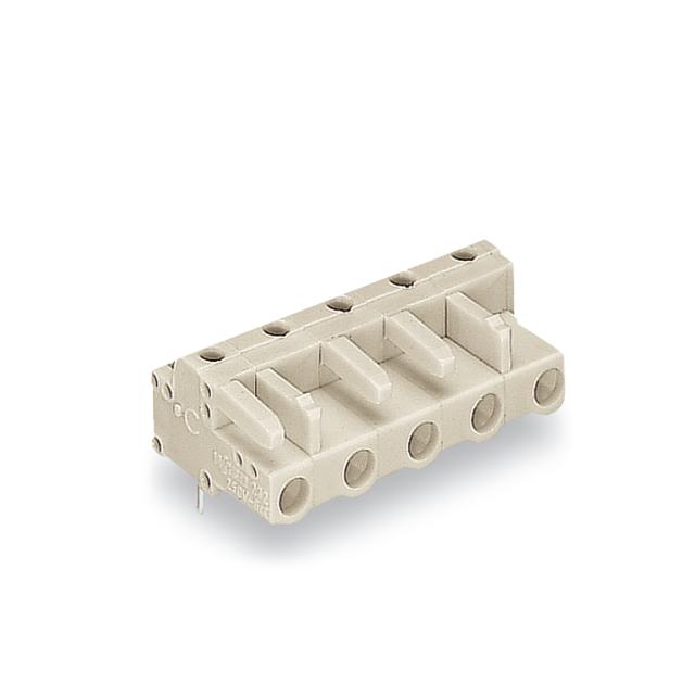Gniazdo MCS‑MIDI Classic 10‑biegunowe jasnoszare raster 7,5mm 722‑840 /25szt./ WAGO