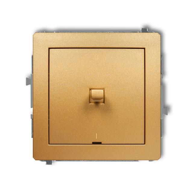 DECO Mechanizm łącznika dwubiegunowego w stylu amerykańskim złoty