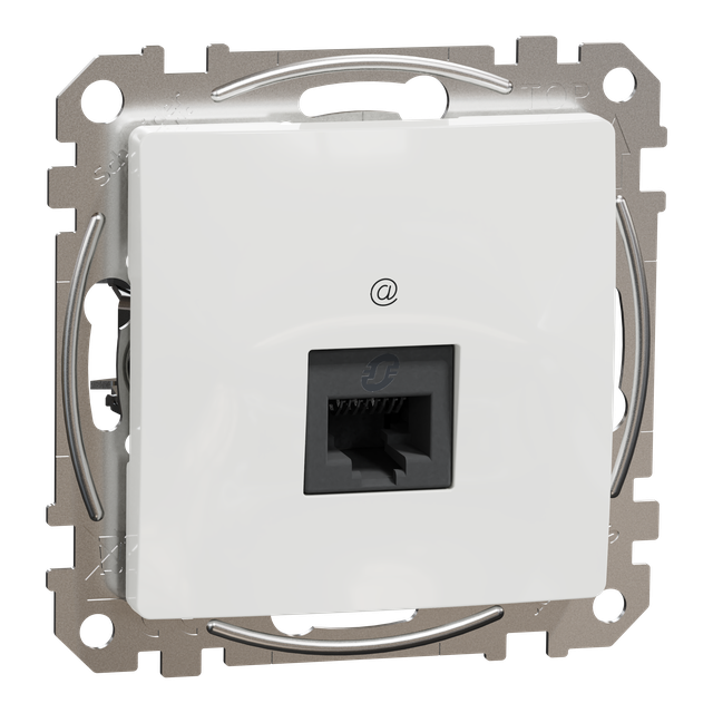 Sedna Design & Elements, gniazdo komputerowe RJ45 kat.5e UTP, białe