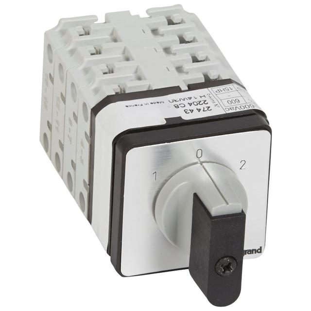 PRZEŁĄCZNIK KRZYWKOWY 0-1-2 PR21 25 A 4P, Legrand