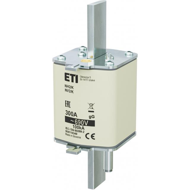 Wkładka topikowa NH zwłoczna z wybijakiem NH2/K gG 300A 690V 004114349 ETI