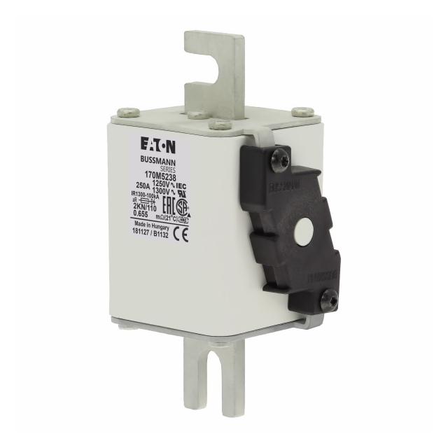 FUSE 250A 1250V 2KN/110 AR CU Wkładka szybka 250A AC 1250V rozmiar 2 61x77x138 mm aR DIN I 170M5238