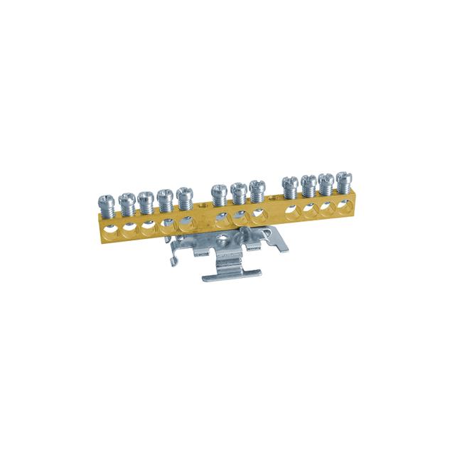 TB 12x10 Listwa zaciskowa nieosłonięta metalowy klips na szynę TH-35 12x10mm2 103859 NOARK