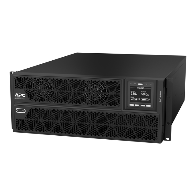 APC Smart-UPS SRT On-Line, 5kVA/5kW, wolnostojący/montaż w szafie rack, 230V, z kartą sieciową