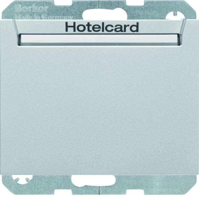 BERKER K.5 Łącznik przekaźnikowy na kartę hotelową aluminium lakierowana 16417134 HAGER