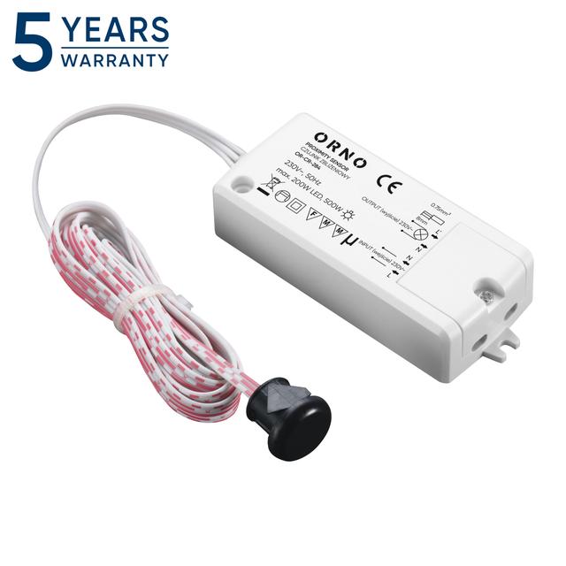 Włącznik bezdotykowy, jednobiegunowy, IP20, 250W OR-CR-284 ORNO