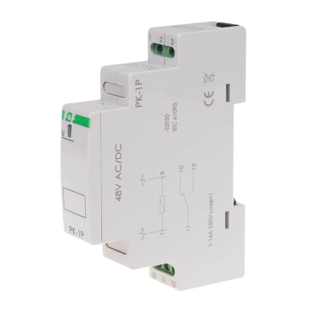Przekaźnik elektromagnetyczny PK-1P 48 V PK-1P-48V F&F