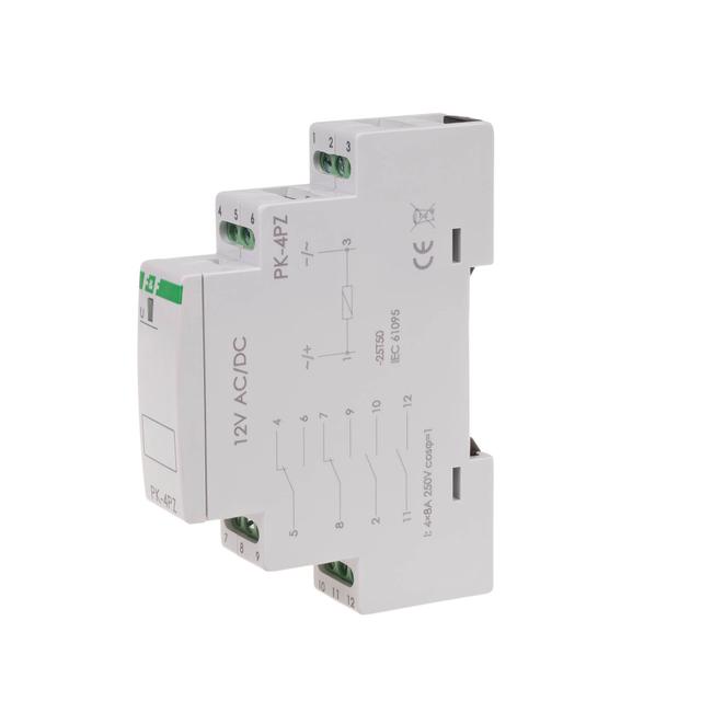 Przekaźnik elektromagnetyczny PK-4PZ 12V PK-4PZ-12V F&F