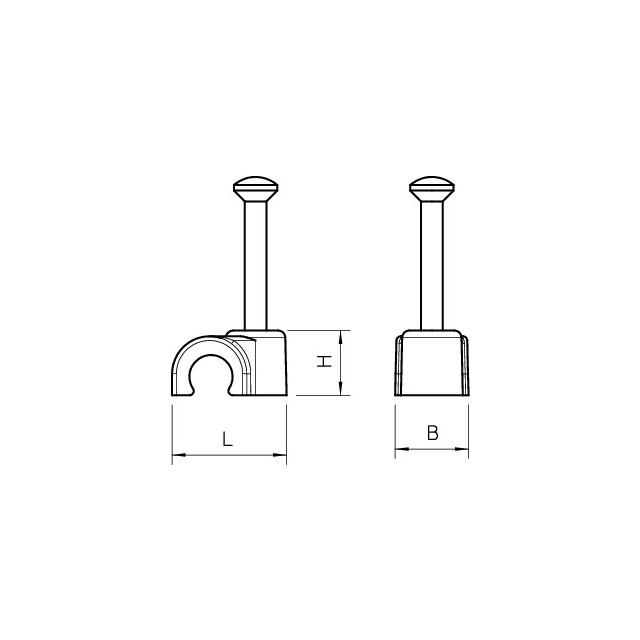 2012, KLIPSY PRZYB.DO KABLI 12MM B.