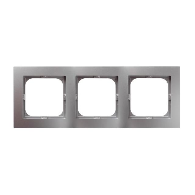 AS Ramka potrójna - kolor srebro