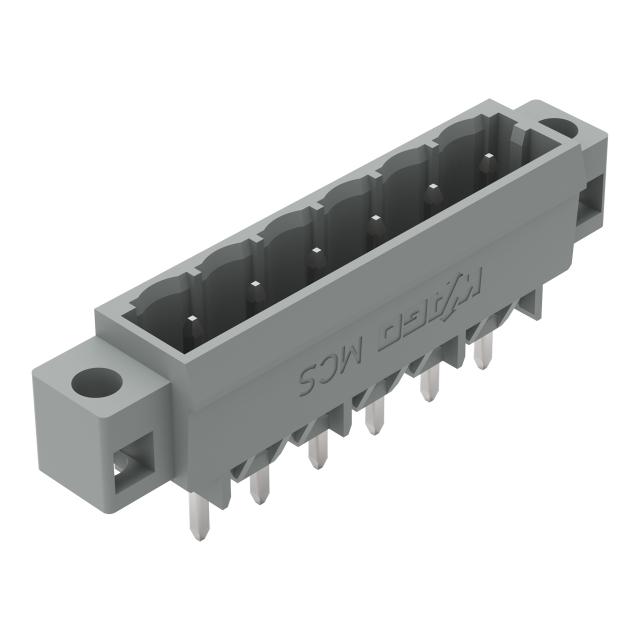 MCS-MIDI Classic wtyk 6-bieg. szary raster 5 mm /100szt./ WAGO