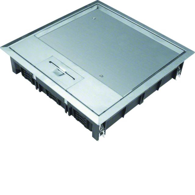 tehalit.VE-EE Pokrywa uchylna VEQ06 200x200 wykładzina 12mm stal nierdzewna VEQ0612E HAGER