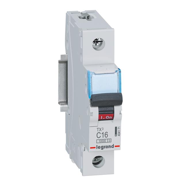 WYŁĄCZNIK NADPRĄDOWY S 311 1P C 16A 10000A SERII TX3, Legrand