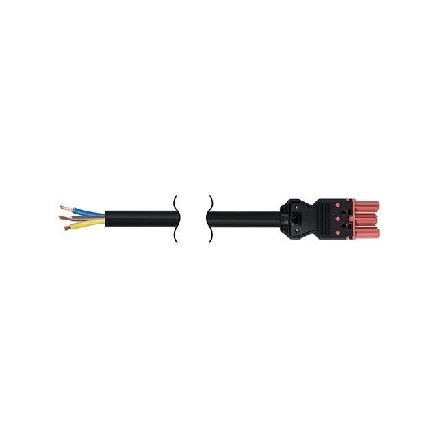 Simon 480 TS48-CR4020-6 Przewód zasilający 3x2.5mm2 złącze żeńskie 3-polowe sys. Wieland bez wtyczki CR4020/6 KONTAKT