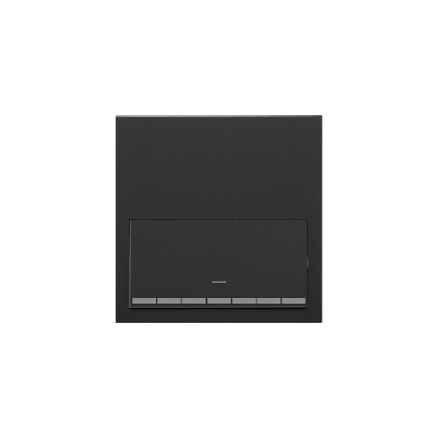 Simon 100 Panel 1-krotny: iO 1 klawisz ściemniacz czarny mat