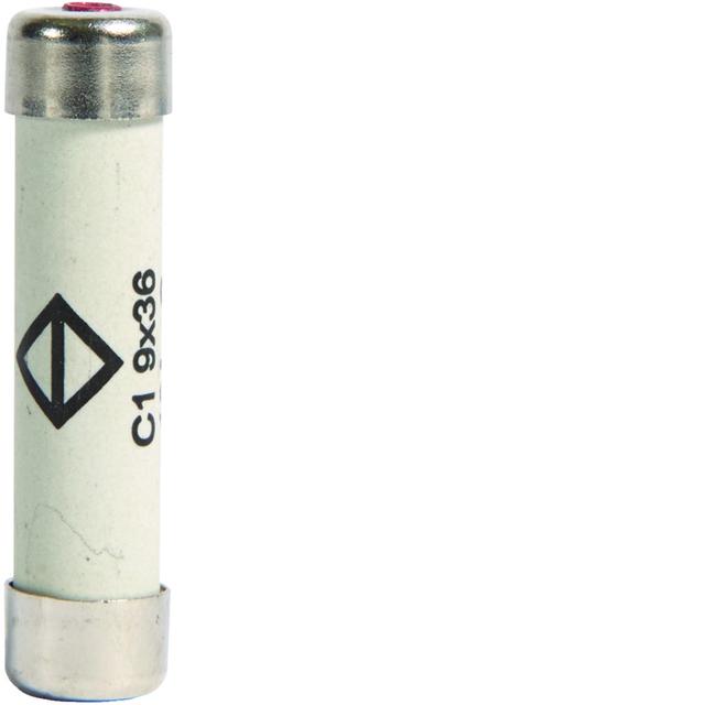 Wkładka bezpiecznikowa cylindryczna C1 9x36mm gG 10A 400VAC L936C1-10 HAGER