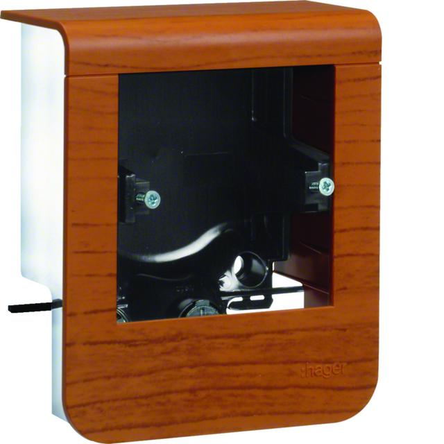 tehalit.SL Pusty nośnik urządzeń 20x55 fi60 wiśnia SL20055901D4 HAGER