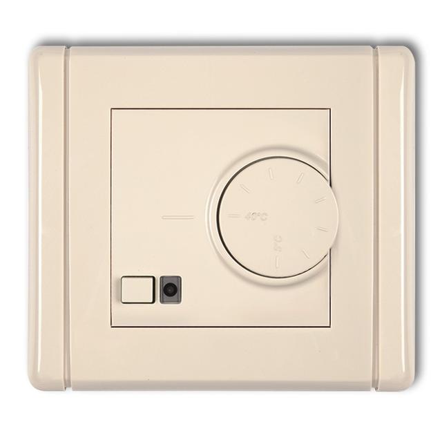 FLEXI Elektroniczny regulator temperatury z czujnikiem podpodłogowym beżowy 1FRT-1 KARLIK