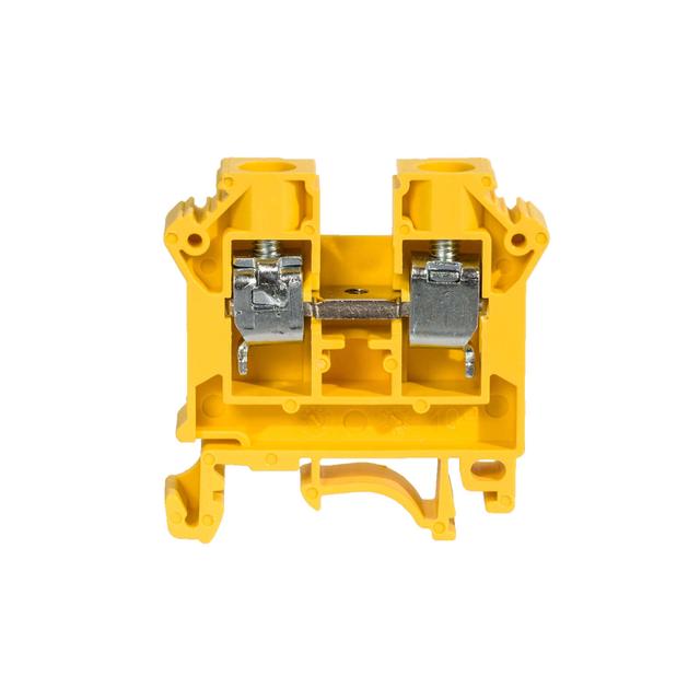 ZSG1-10.0Nz ,  Złączka szynowa gwintowa, seria NOWA, 10,0 mm2, TS 32,35, 1 tor, żółty