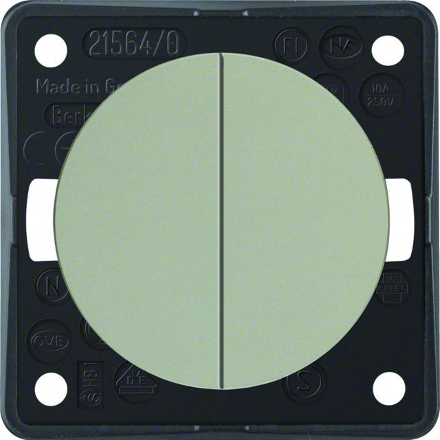 Integro Flow Łącznik wieloklaw. przyciskowy, chrom lak