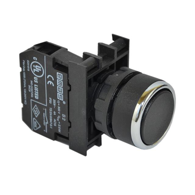 Przycisk kryty 1NO czarny