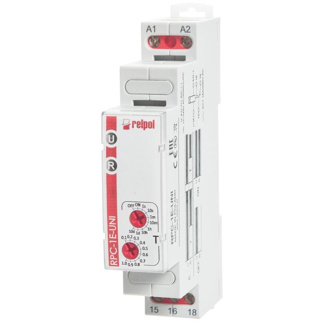 Przekaźnik czasowy, gwiazda trójkąt, 12…240VAC/DC RPC-2SD-UNI 863192 RELPOL