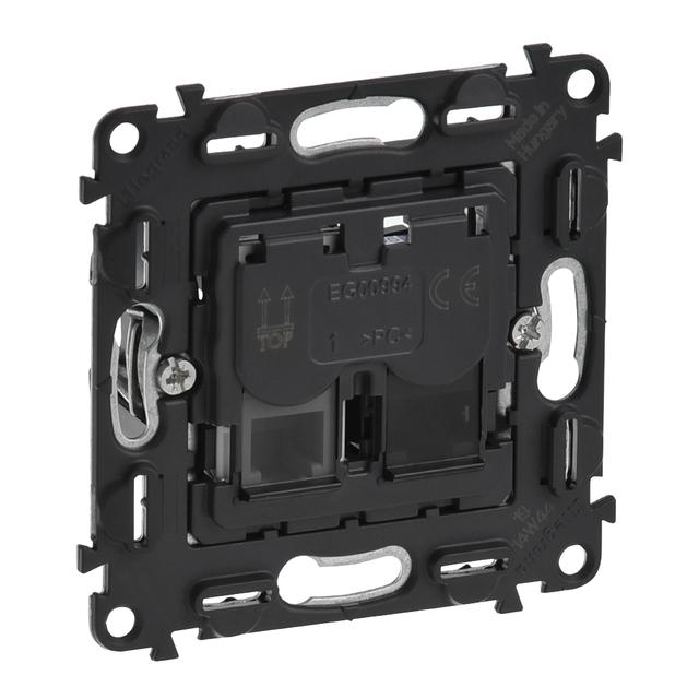 GNIAZDO UTP RJ 11 + RJ 45 CAT. 6, Legrand