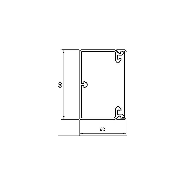 KANAŁ WDK 40X60 BRĄZOWY