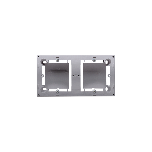 puszki instal. Puszka natynkowa płytka (31mm) podwójna stal inox