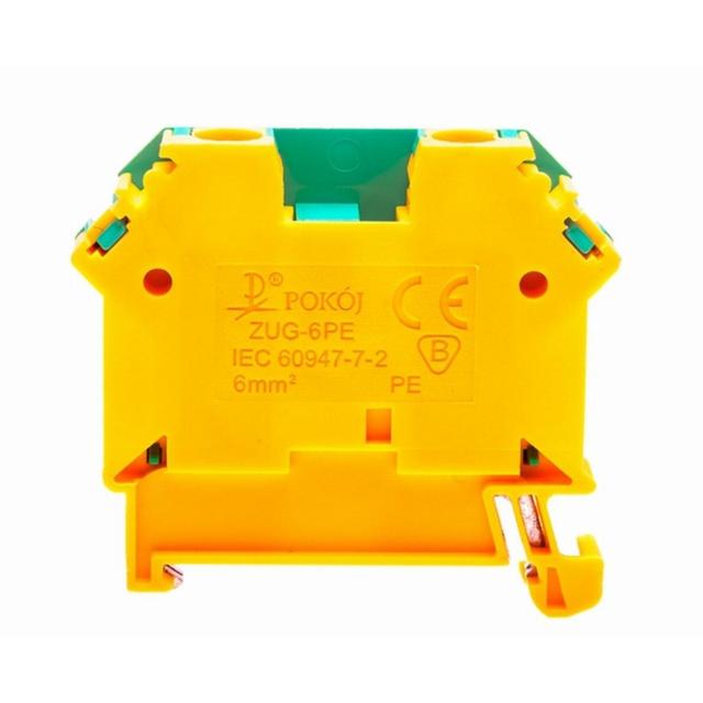 ZUG-6PE ZŁĄCZKA OCHRONNA K.ŻÓŁTO-ZIELONY