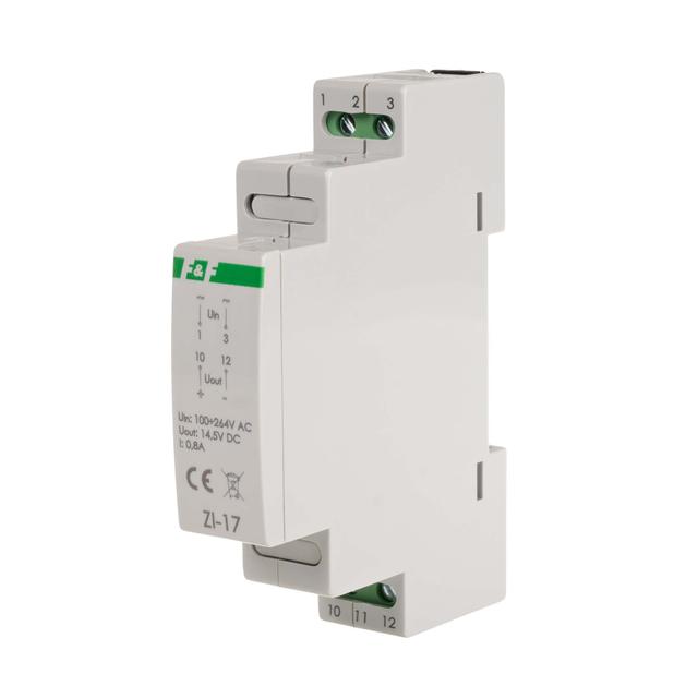 Zasilacz impulsowy 12W 14,5V DC nap. zas. 100-230V do montażu na szynie DIN ZI-17 F&F