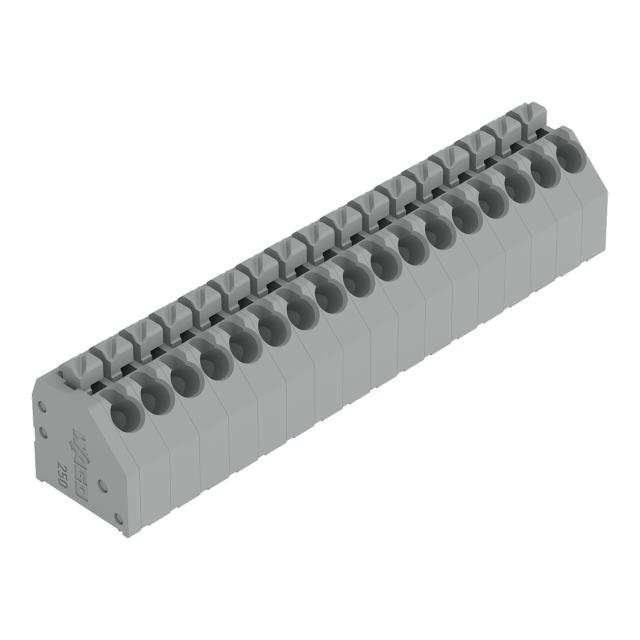 listwa zaciskowa do pł. drukowanych 17-bieg. szara raster 3,5 mm /15szt./ WAGO