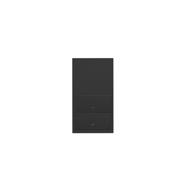 Simon 100 Panel 2-krotny: 2 klawisze czarny mat 10020213-238 KONTAKT