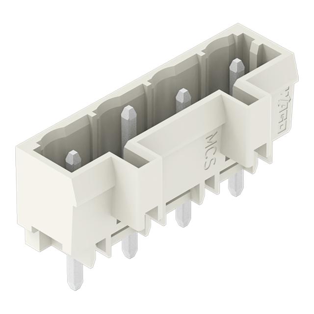 MCS-MIDI Classic wtyk 4-bieg. j-szary raster 7,5 mm /100szt./ WAGO