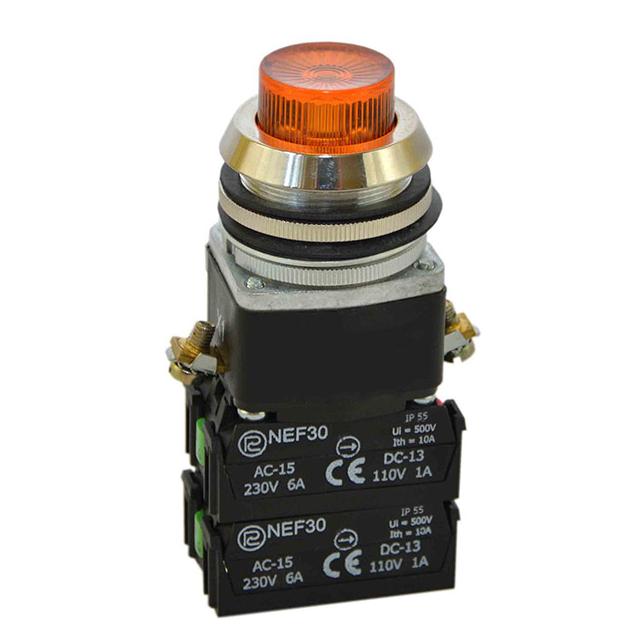 Przycisk NEF30-WLX2Y/24V żółty W0-NEF30-WL X2Y G PROMET
